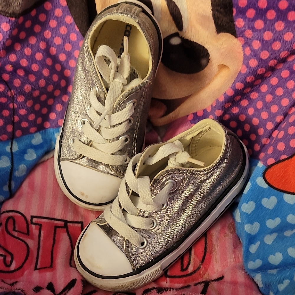Silver Converse